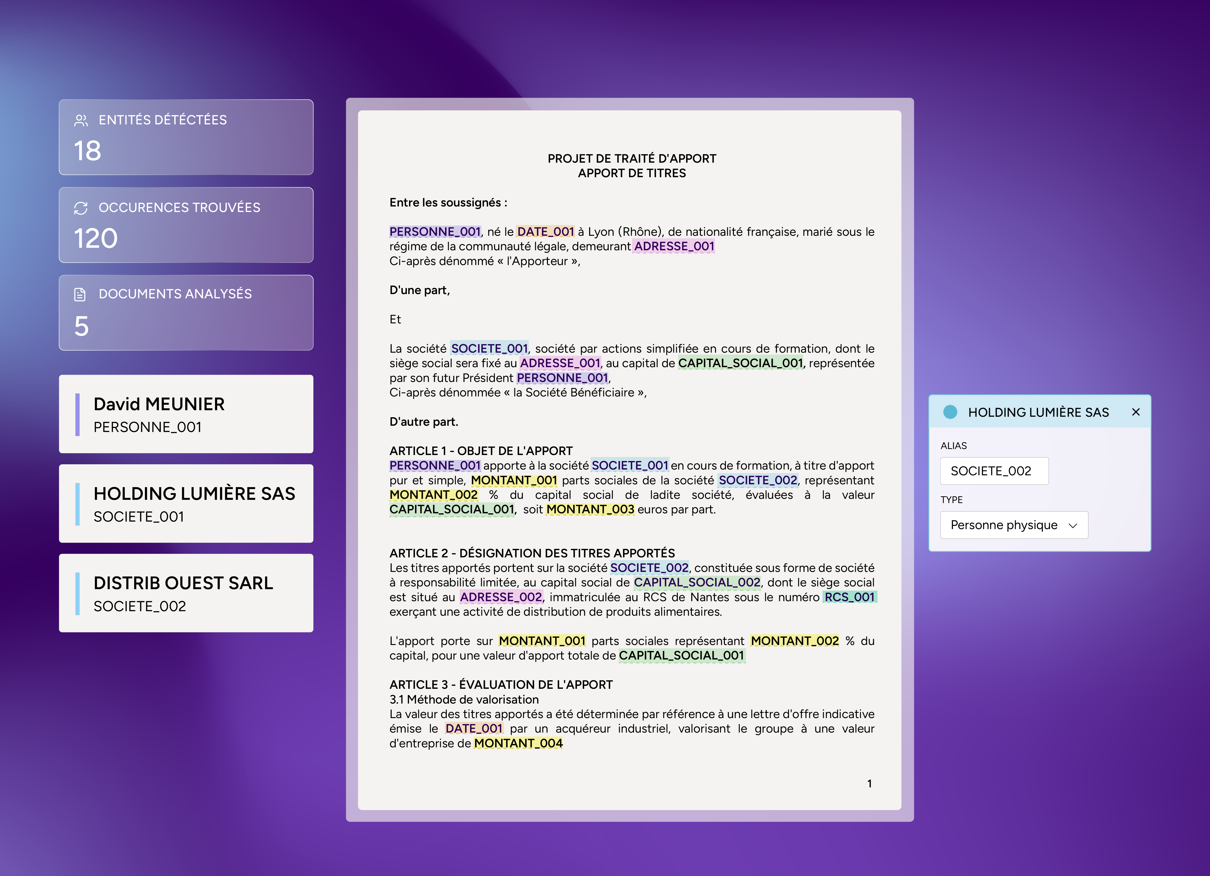 Anonymisation des données